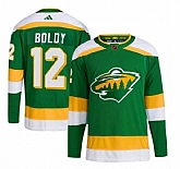 Men's Minnesota Wild #12 Matt Boldy Green 2022-23 Reverse Retro Stitched Jersey Dzhi,baseball caps,new era cap wholesale,wholesale hats
